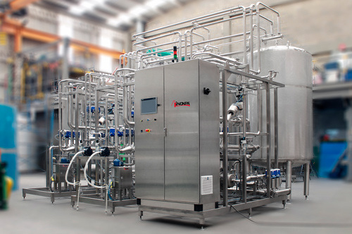 Sistema CIP para linha de extração de café